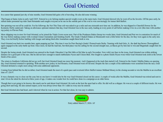 Horses/G/GoalOriented screenshot