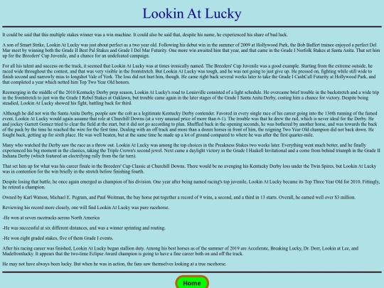 Horses/L/LookinAtLucky screenshot