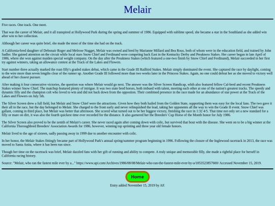Horses/M/Melair screenshot
