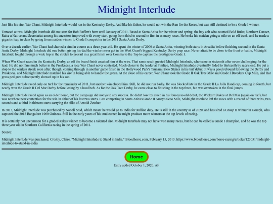 Horses/M/MidnightInterlude screenshot