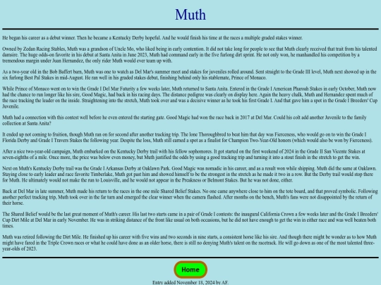 Horses/M/Muth screenshot