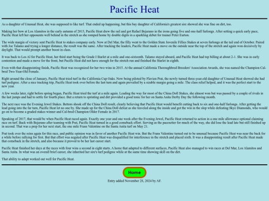 Horses/P/PacificHeat screenshot