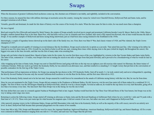 Horses/S/Swaps screenshot