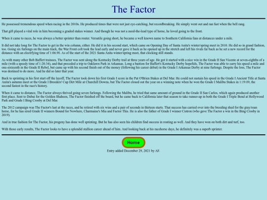 Horses/T/TheFactor screenshot