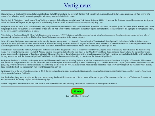 Horses/V/Vertigineux screenshot