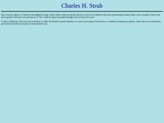 Personalities/C/CharlesHStrub screenshot