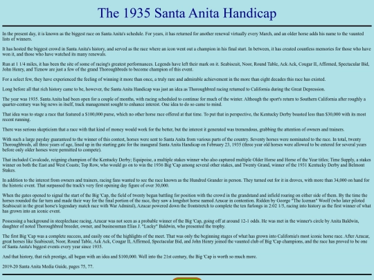 Races/1930s/1935SantaAnitaHandicap screenshot