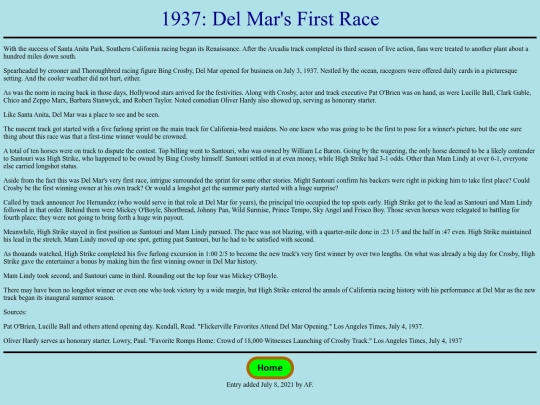 Races/1930s/1937DelMarFirstRace screenshot