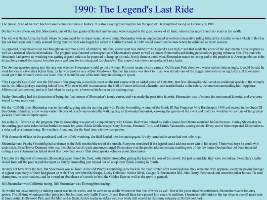Races/1990s/1990BillShoemakerLastRace screenshot