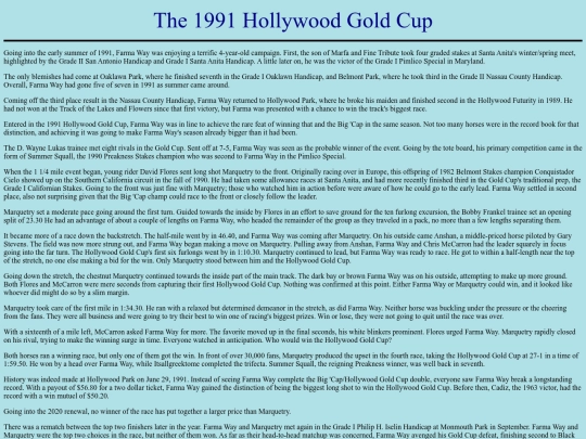 Races/1990s/1991HollywoodGoldCup screenshot