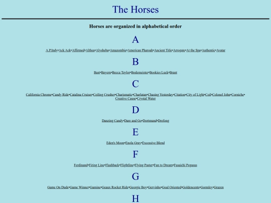 horses screenshot