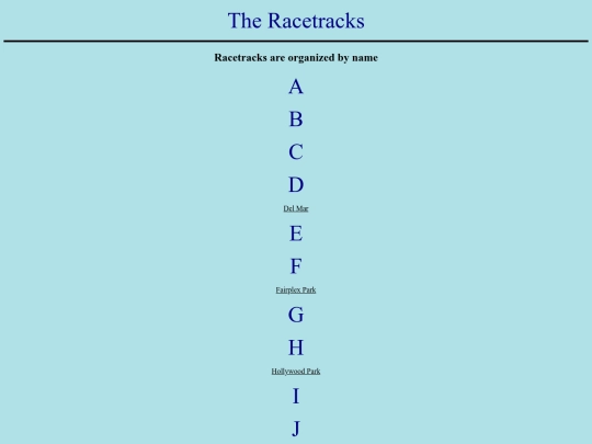 racetracks screenshot
