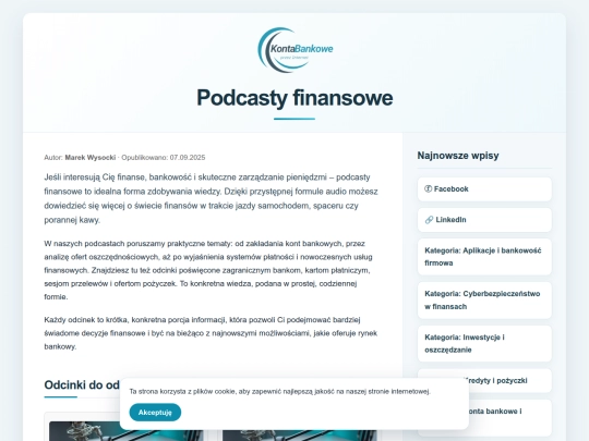 podcasty-finansowe screenshot