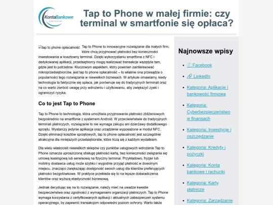 tap-to-phone-w-malej-firmie screenshot