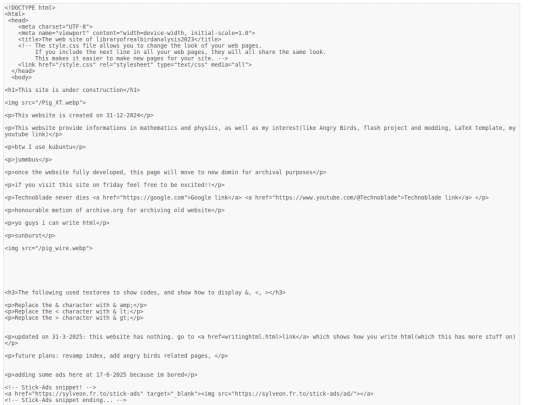 archived resources/archivedindexcode screenshot