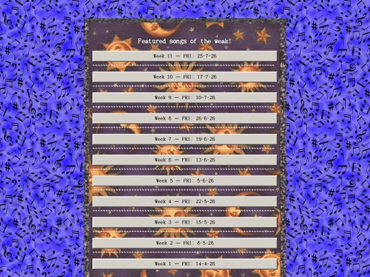 Musik/week screenshot