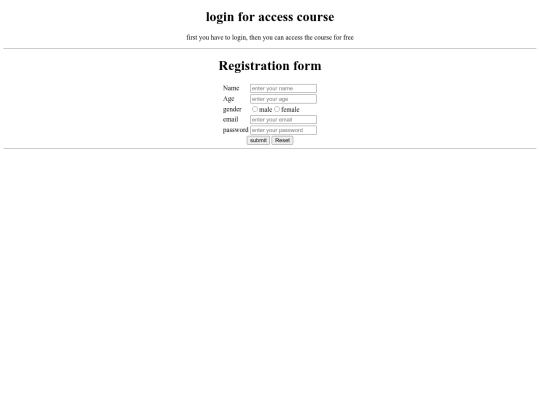 lms website/login screenshot