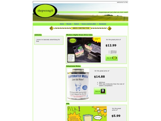 BuyOurStuff/shopwrongfoods screenshot