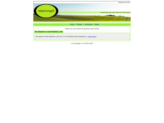 shopwrong/newshub screenshot