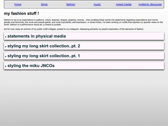 fashion screenshot