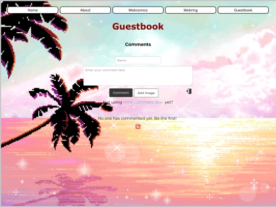 Guestbook screenshot