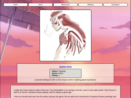 QuarterCircle screenshot