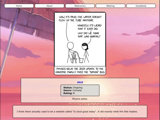 xkcd screenshot