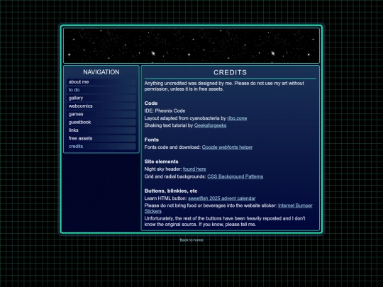 credits screenshot