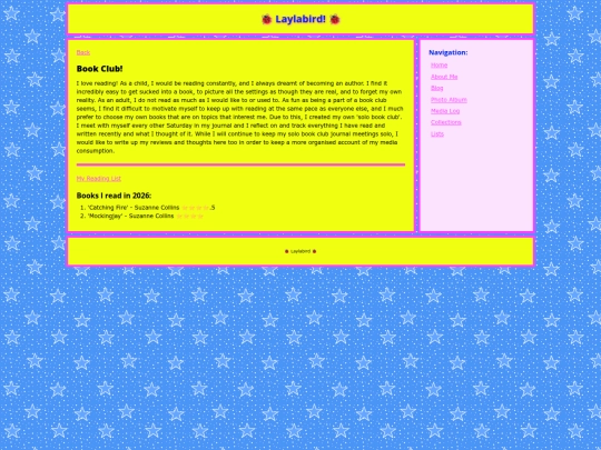 Media Log/BookClub screenshot