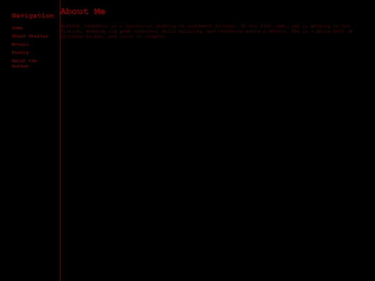 about-me screenshot