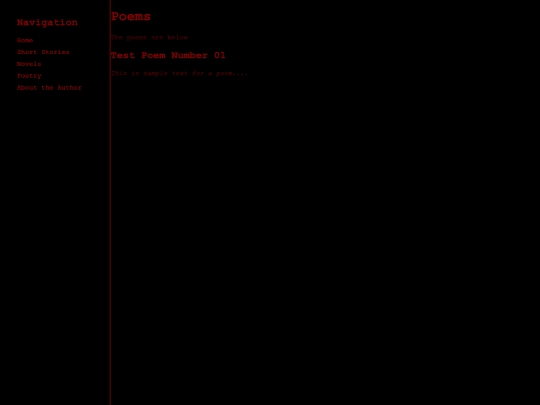 poetry screenshot