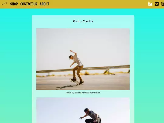 Credits screenshot