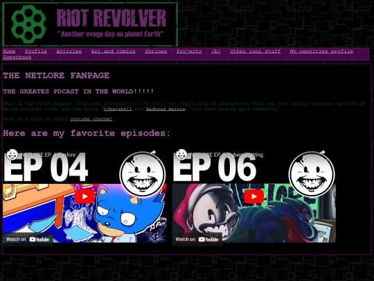 NETLORE screenshot