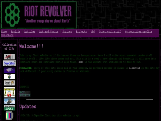 index screenshot