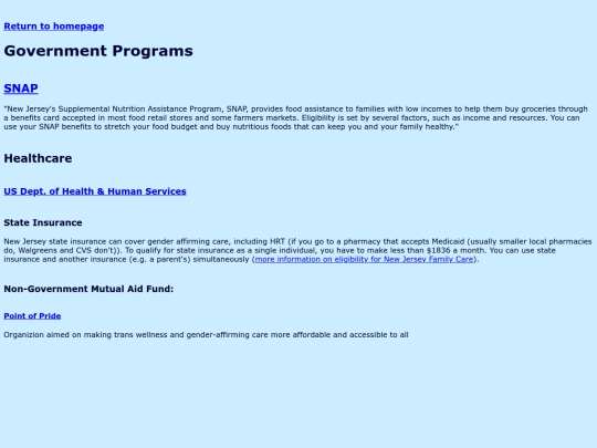 governmentprograms screenshot
