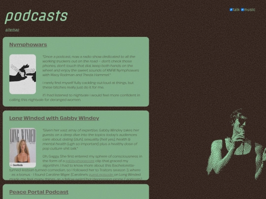 podcasts screenshot