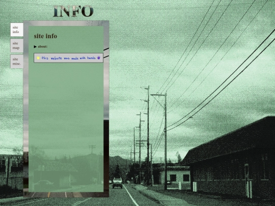 siteinfo screenshot