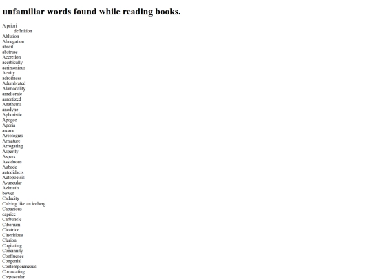 words screenshot