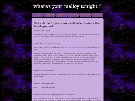 faq screenshot