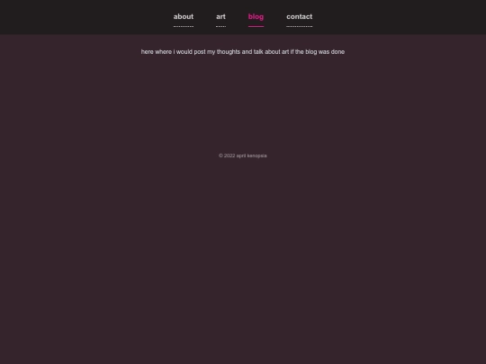 blog screenshot