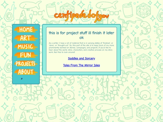projects screenshot