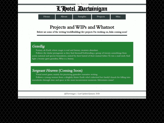 projects screenshot