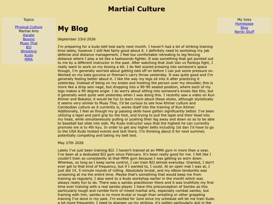 blog screenshot