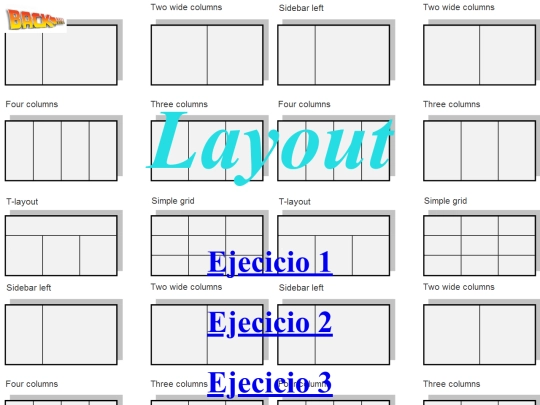 layouts/Layoutmenu screenshot
