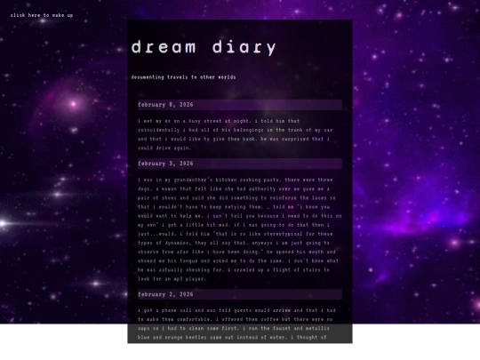 dream screenshot
