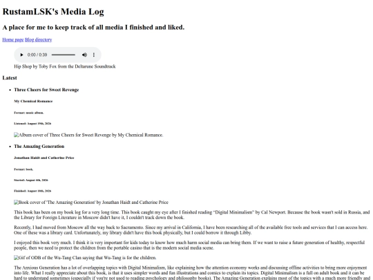 blogs/medialog/medialog screenshot