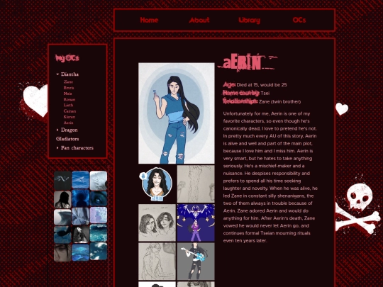 OC pages/ocpageaerin screenshot