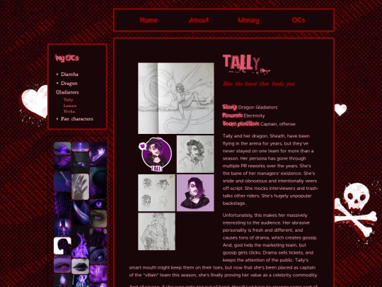 OC pages/ocpagetally screenshot