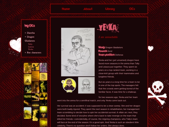 OC pages/ocpageyevka screenshot