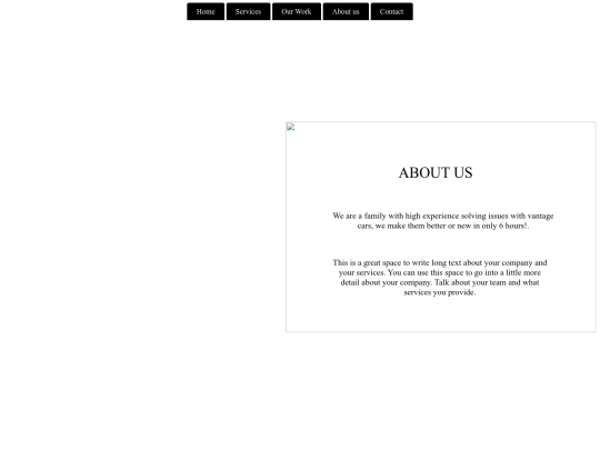 About us screenshot